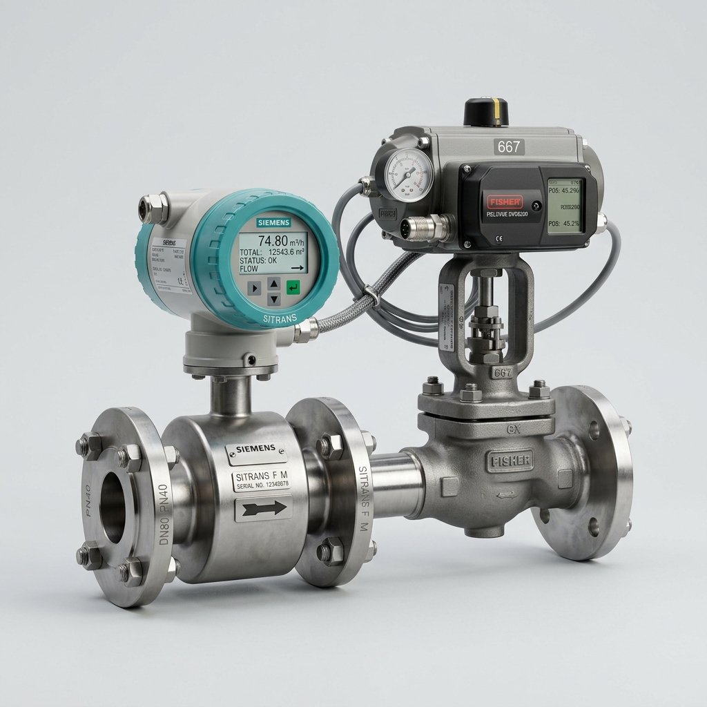 Siemens Flowmeter & Control Valve
